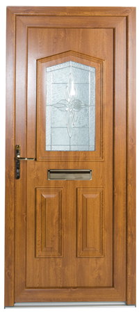 upvc door doors coloured oak golden pvc