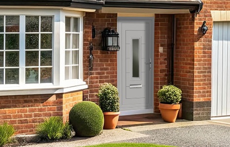 Agate grey upvc door designs