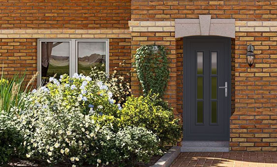 Anthracite Upvc door benefits