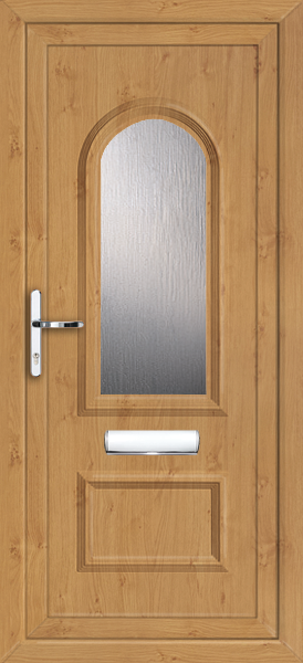 Irish Oak UPVC Front Door