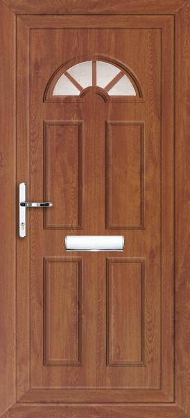 Oak UPVC Door