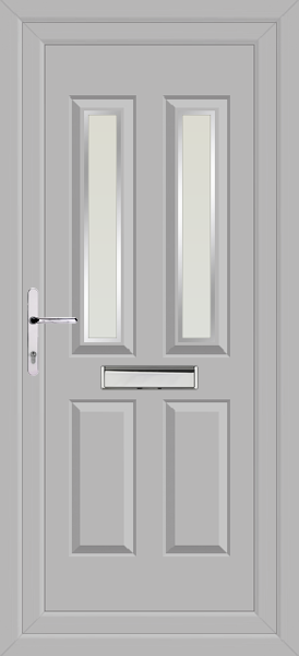 Agate Grey Cannich Two Naples Upvc Front Door