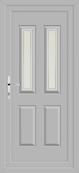 Agate Grey Cannich Two Pavia Upvc Back Door