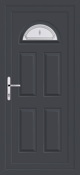 Anthracite Grey Carron One Alva Upvc Back Door