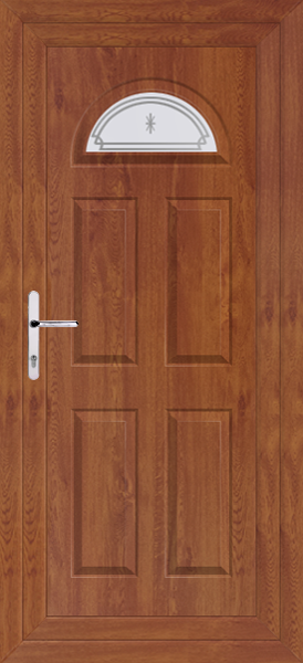 Golden Oak Carron One Alva Upvc Back Door