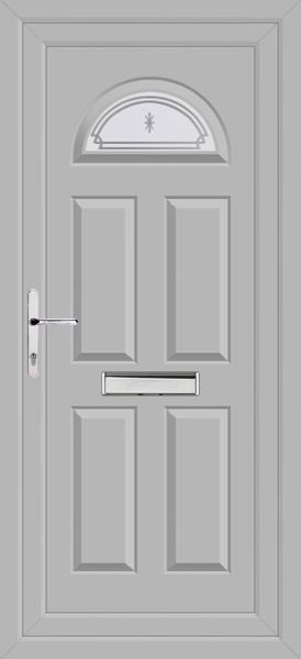 Agate Grey Carron One Alva Upvc Door
