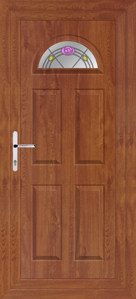 Golden Oak Carron One Eday Upvc Back Door