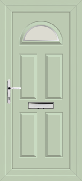 Chartwell Green Carron One Naples Upvc Front Door