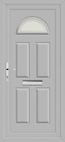 Agate Grey Carron One Pavia Upvc Front Door