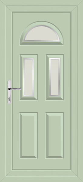 Chartwell Green Carron Three Naples uPVC Back Door