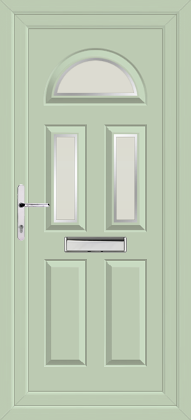 Chartwell Green Carron Three Naples uPVC Front Door
