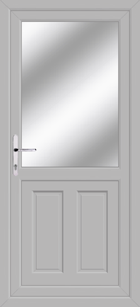 Agate Grey Dundee Half Clear/Pattern Upvc Rear Door