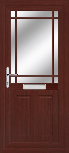 Rosewood Dundee Edwardian pvc front door