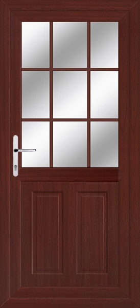 Rosewood Dundee Georgian Style Upvc Back Door