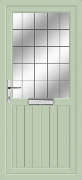 Chartwell Green Fife Box Lead Upvc Front Door