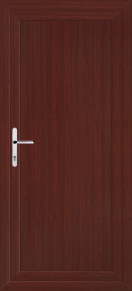 Rosewood Flat Panel Full Plastic Door