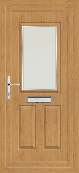 Irish Oak Katrine Naples Upvc Front Door