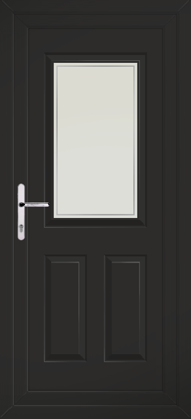 Black Katrine Pavia Upvc Back Door