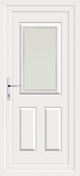 White Katrine Pavia Upvc Back Door