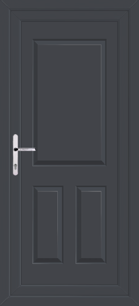 Anthracite Grey Katrine Solid Upvc Back Door