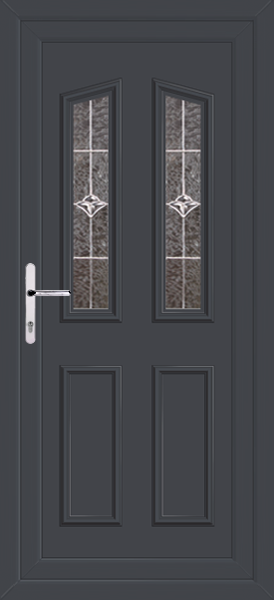 Anthracite Grey Kishorn Bourges Upvc Back Door