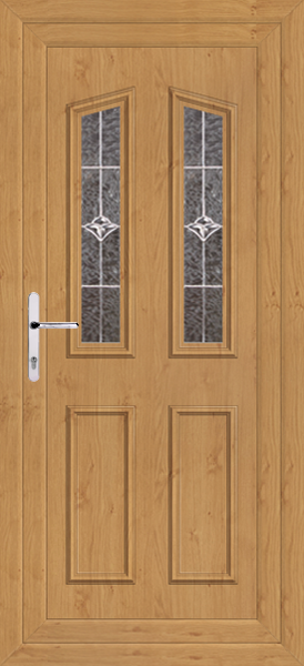 Irish Oak Kishorn Bourges Upvc Back Door