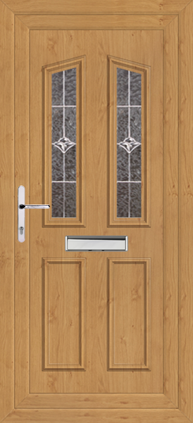 Irish Oak Kishorn Bourges upvc front doors
