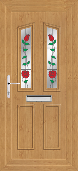 Irish Oak Kishorn Two Climbing Rose New door