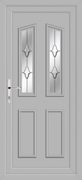 Agate Grey Kishorn Two Quartz Upvc Back Door