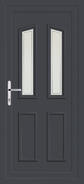 Anthracite Grey Kishorn Two Pavia Upvc Back Door