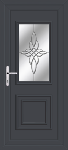Anthracite Grey Leven Classic Blenvie Upvc Back Door
