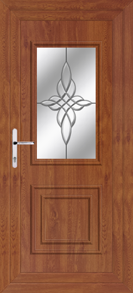 Golden Oak Leven Classic Blenvie Upvc Back Door