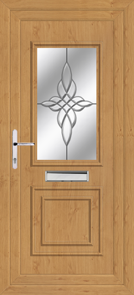 Irish Oak Leven Classic Blenvie Upvc front doors