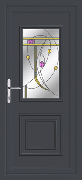 Anthracite Grey Leven Classic Ensay Upvc Back Door