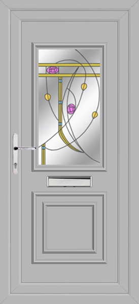 Agate Grey Leven Classic Ensay Upvc front door