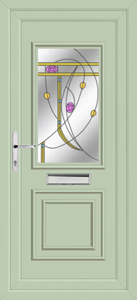 Chartwell Green Leven Classic Ensay Upvc front door