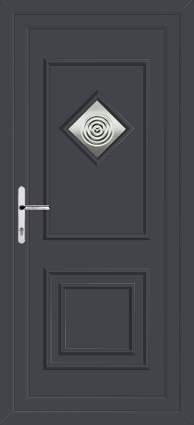 Anthracite Grey Leven One Genoa Upvc Back Door