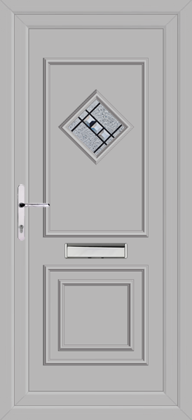 Agate Grey Leven One Massa Upvc Front Door