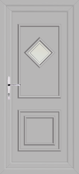 Agate Grey Leven One Pavia Upvc Back Door