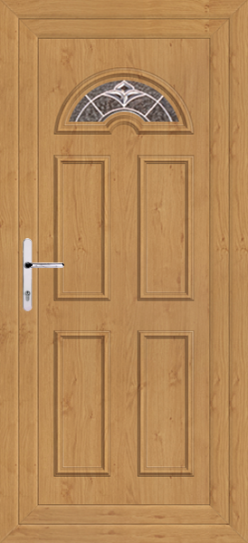 Irish Oak Lomond One Albi Upvc Back Doors