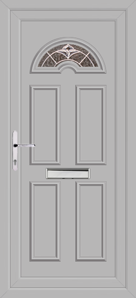 Agate Grey Lomond Albi upvc front doors