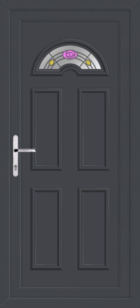 Anthracite Grey Lomond One Eday Upvc Back Door