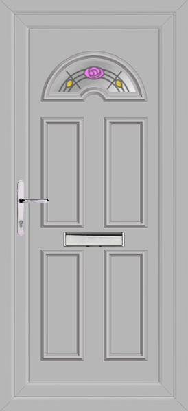 Agate Grey Lomond Eday pvc front door