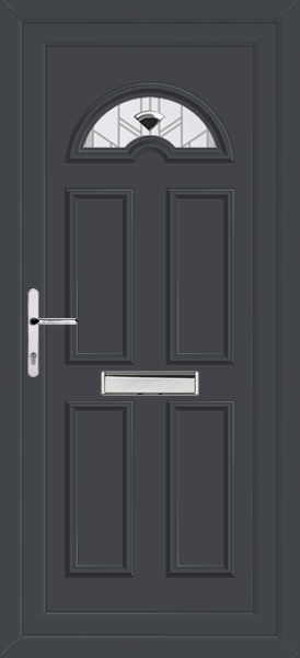 Anthracite Grey Lomond One Roma Upvc Door