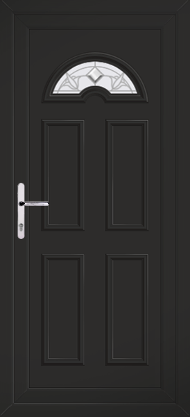 Black Lomond Scala Upvc Back Door