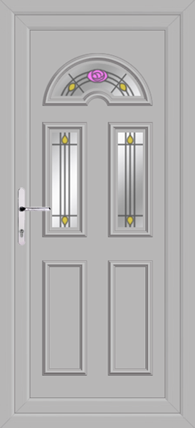 Agate Grey Lomond Three Eday Upvc Back Door