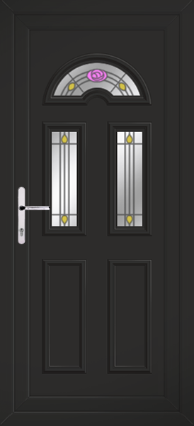 Black Lomond Three Eday Upvc Back Door