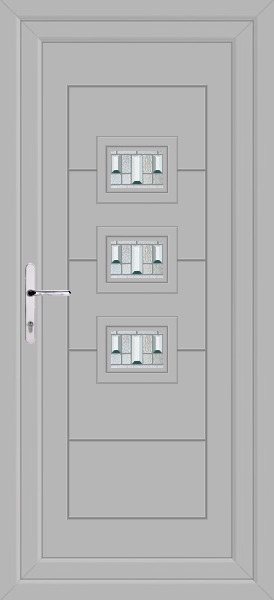 Agate Grey Lussa Bienno Upvc Back Door