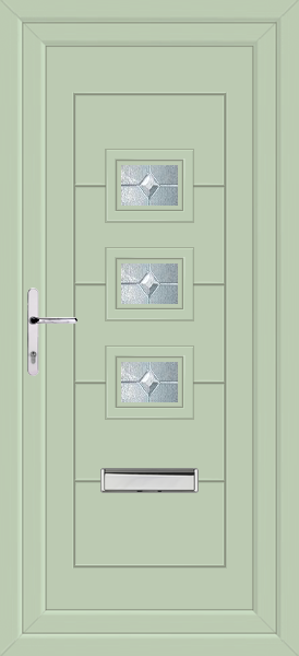 Chartwell Green Lussa Mezanno Upvc Front Door
