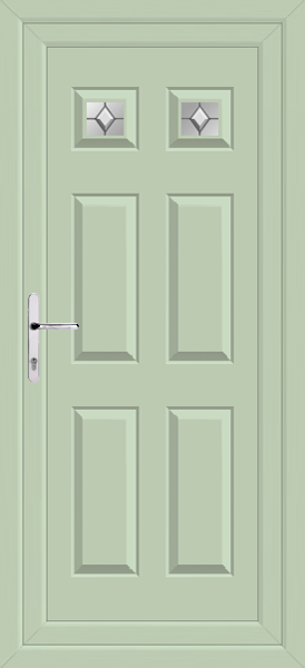 Chartwell Green Lynne Two Zirconia Upvc Back Door